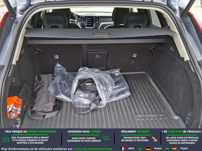 Volvo XC60 T6 AWD 253 ch + 87 ch BVA Gris M�tallique de 2021