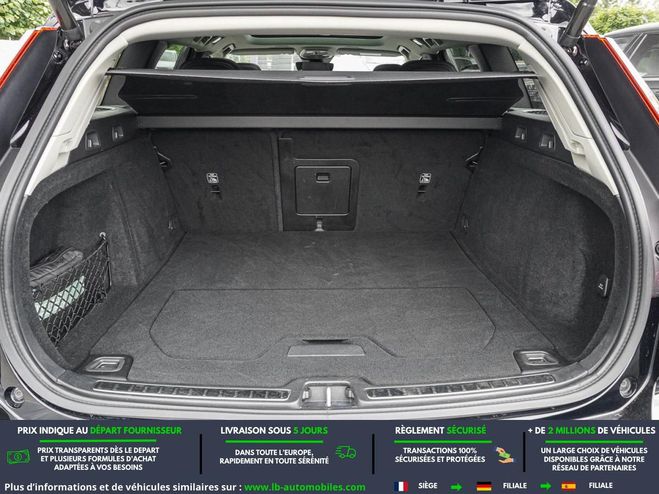Volvo V60 T6 AWD 253 ch + 145 ch BVA Noir de 2022