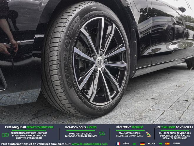 Volvo V60 T6 AWD 253 ch + 145 ch BVA Noir de 2022