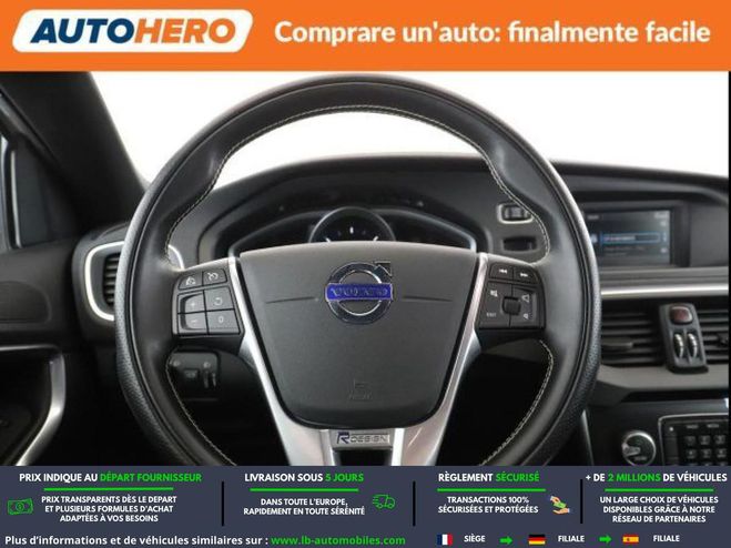 Volvo V40 D2 120 BVA Blanc M�tallique de 2015