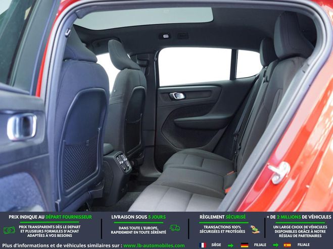 Volvo C40 AWD 408 ch BVA Rouge M�tallique de 2023