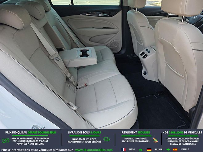 Opel Insignia 2.0 D 170 ch BVA Blanc M�tallique de 2017