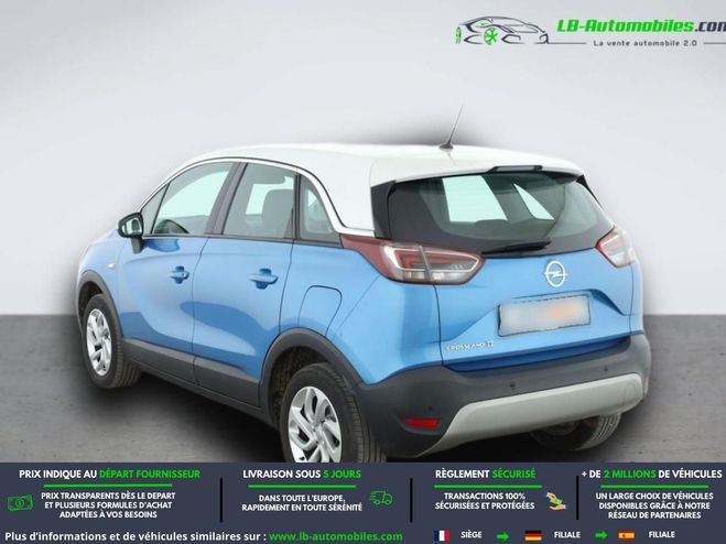 Opel Crossland X 1.2 Turbo 110 ch BVM Bleu de 2020