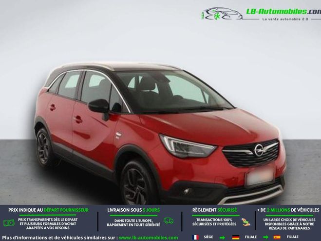 Opel Crossland 1.2 Turbo 110 ch BVM Rouge M�tallique de 2021