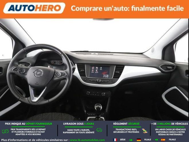 Opel Crossland 1.2 Turbo 110 ch BVM Rouge M�tallique de 2021