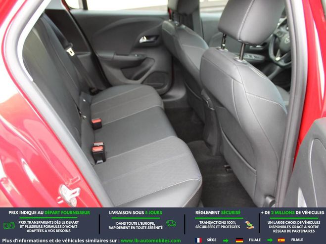 Opel Corsa 1.2 Turbo 100 ch BVA Rouge M�tallique de 2022