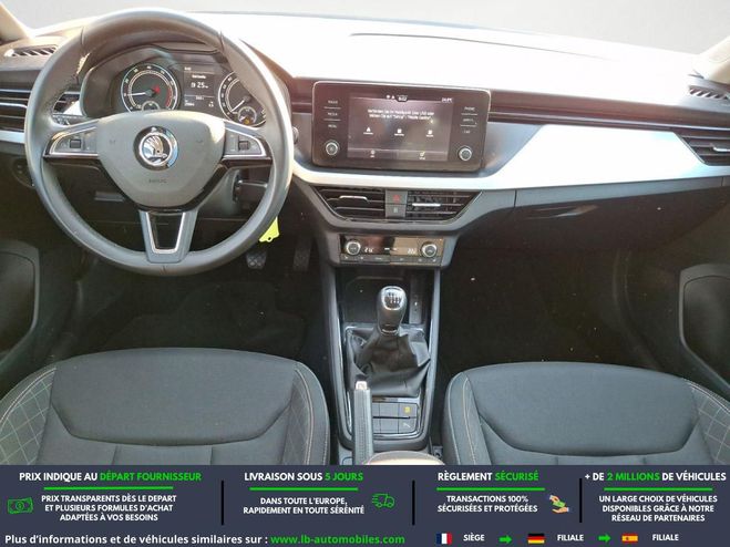Skoda Scala 1.0 TSI 116 ch BVM Bleu M�tallique de 2020
