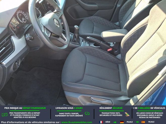 Skoda Scala 1.0 TSI 116 ch BVM Bleu M�tallique de 2020