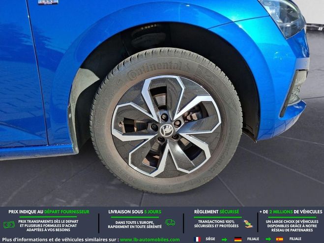 Skoda Scala 1.0 TSI 116 ch BVM Bleu M�tallique de 2020