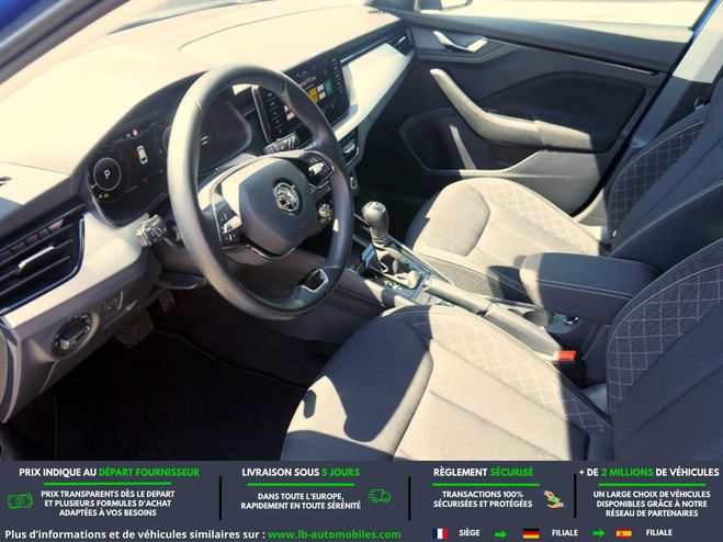 Skoda Scala 1.0 TSI 116 ch BVA Bleu M�tallique de 2021