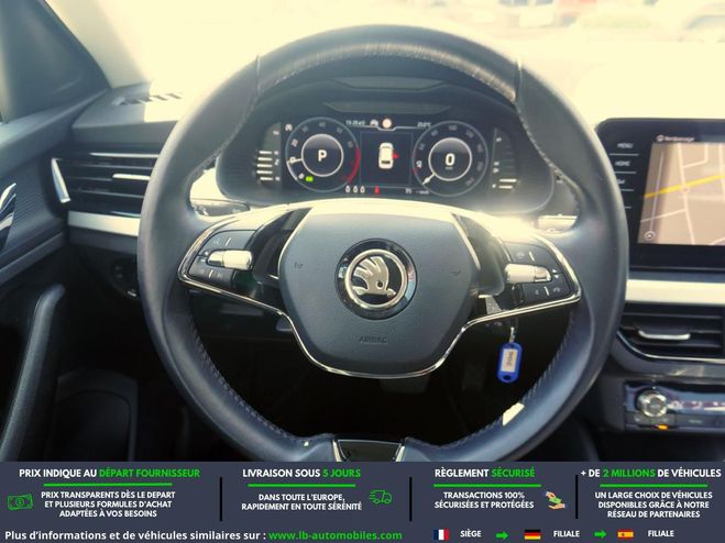 Skoda Scala 1.0 TSI 116 ch BVA Bleu M�tallique de 2021