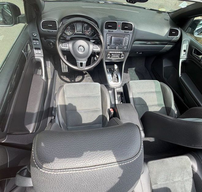 Volkswagen Golf cabriolet 2l tdi 140cv carr�t bo�te auto Bleu de 2012
