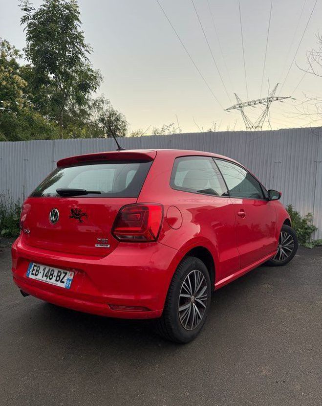 Volkswagen Polo allstar 90 3 portes Rouge de 2016