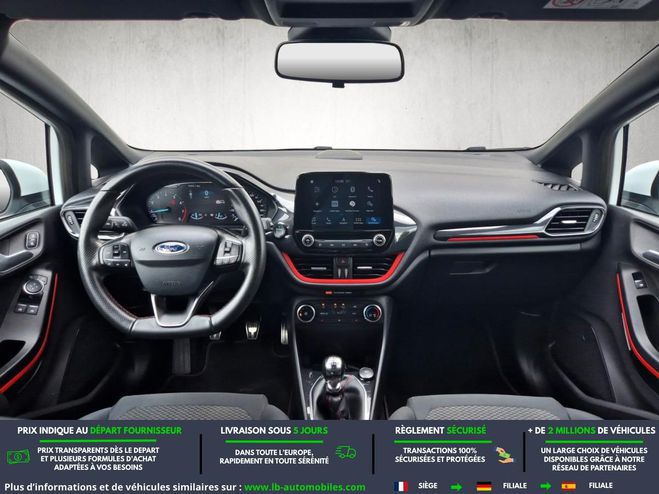 Ford Fiesta 1.0 EcoBoost 125 ch BVM Blanc de 2019