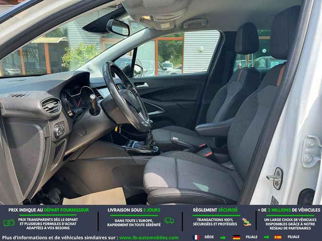 Opel Crossland 1.2 Turbo 130 ch BVM Blanc M�tallique de 2021