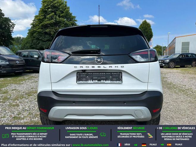 Opel Crossland 1.2 Turbo 130 ch BVM Blanc M�tallique de 2021