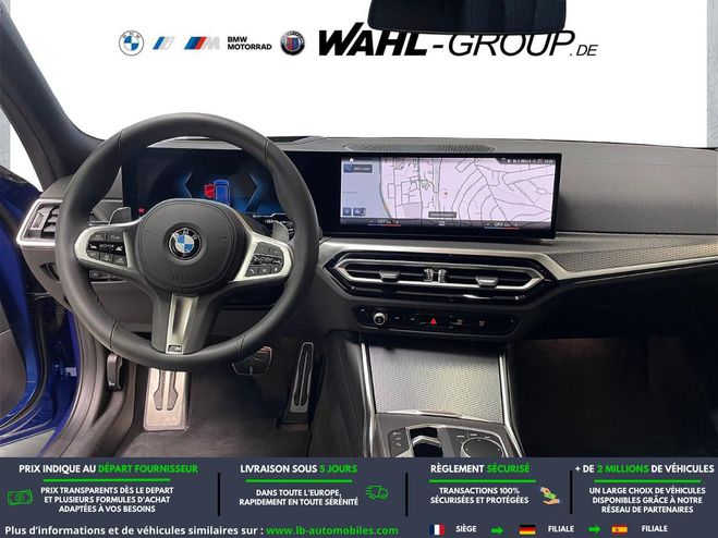 BMW Serie 3 M340i xDrive 374 ch BVA Bleu M�tallique de 2023