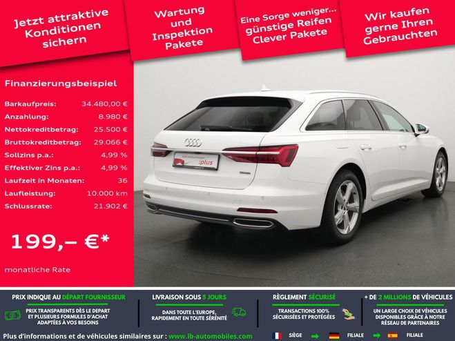 Audi A6 50 TDI 286 ch Quattro BVA Blanc de 2020