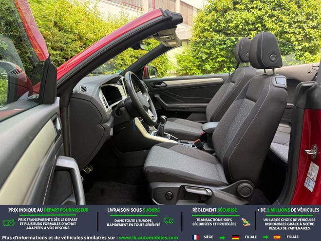 Volkswagen T-Roc Cabriolet 1.0 TSI 110 Start/Stop BVM Rouge M�tallique de 2023