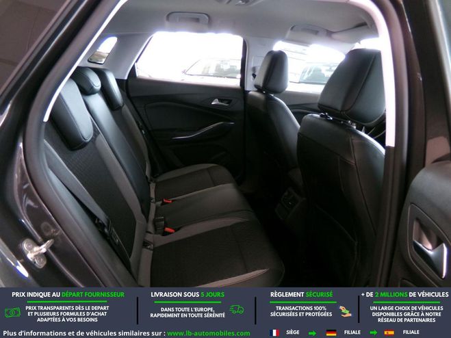 Opel Grandland X 1.2 Turbo 130 ch BVA Gris M�tallique de 2018