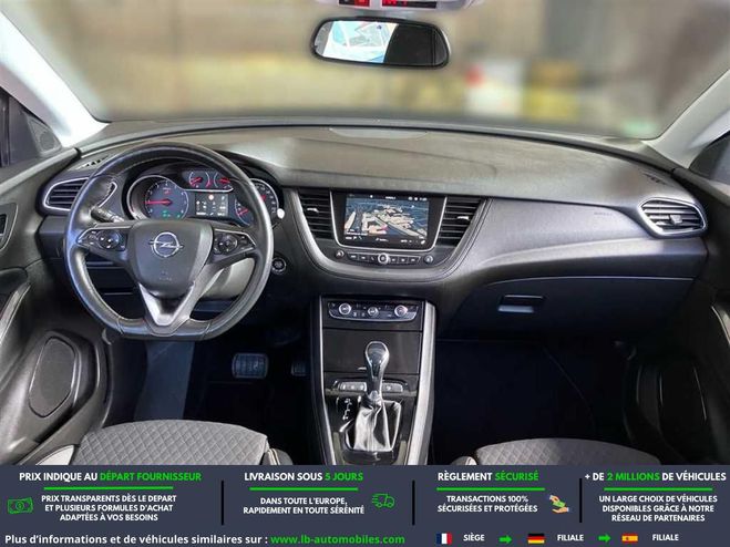 Opel Grandland X 1.2 Turbo 130 ch BVA Noir M�tallique de 2020