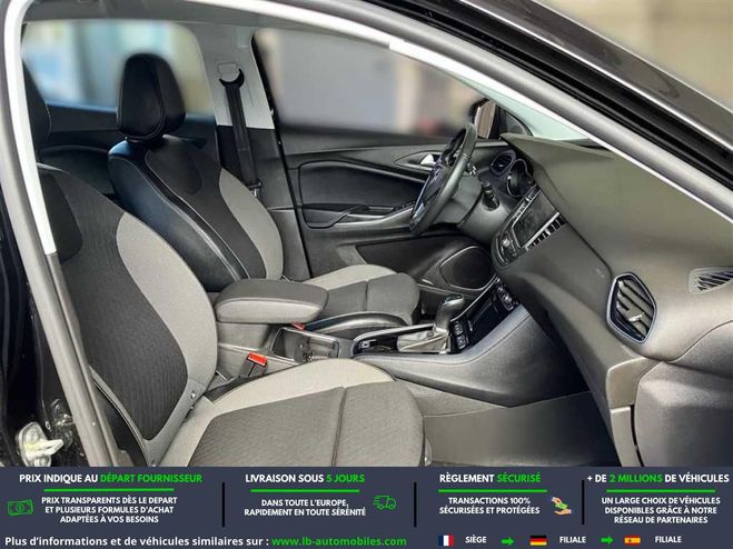 Opel Grandland X 1.2 Turbo 130 ch BVA Noir M�tallique de 2020