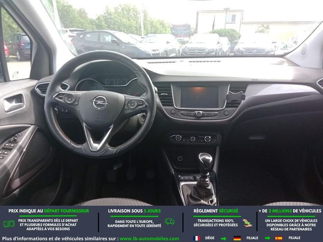 Opel Crossland X 1.2 Turbo 130 ch BVM Argent� M�tallique de 2018