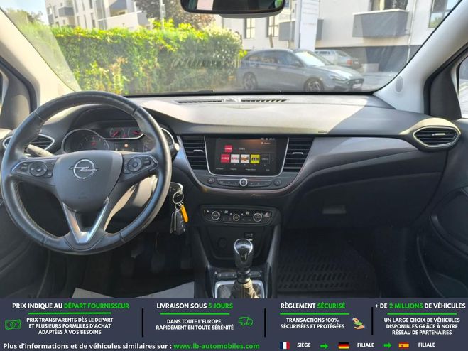 Opel Crossland X 1.2 Turbo 130 ch BVM Gris M�tallique de 2019