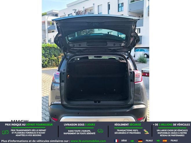 Opel Crossland X 1.2 Turbo 130 ch BVM Gris M�tallique de 2019