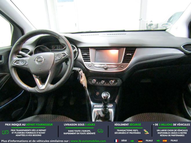 Opel Crossland X 1.2 Turbo 130 ch BVM Argent� M�tallique de 2018