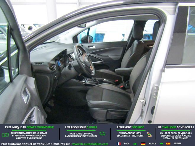 Opel Crossland X 1.2 Turbo 130 ch BVM Argent� M�tallique de 2018