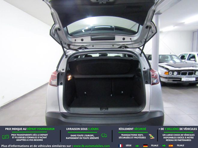 Opel Crossland X 1.2 Turbo 130 ch BVM Argent� M�tallique de 2018