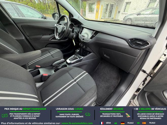 Opel Crossland 1.2 Turbo 130 ch BVA Blanc M�tallique de 2024