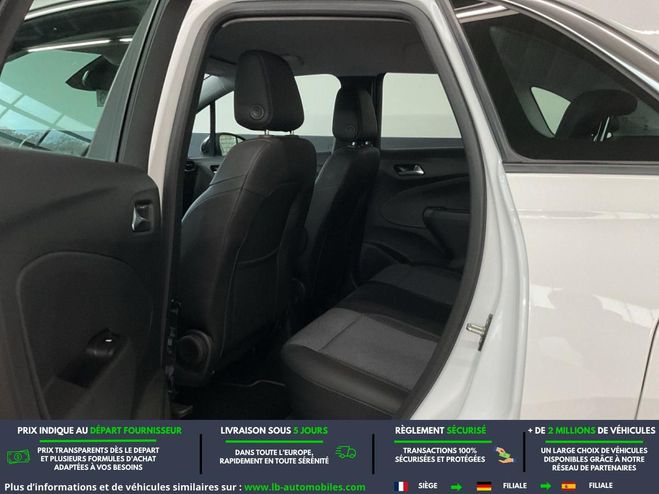 Opel Crossland 1.2 Turbo 130 ch BVA Blanc M�tallique de 2022