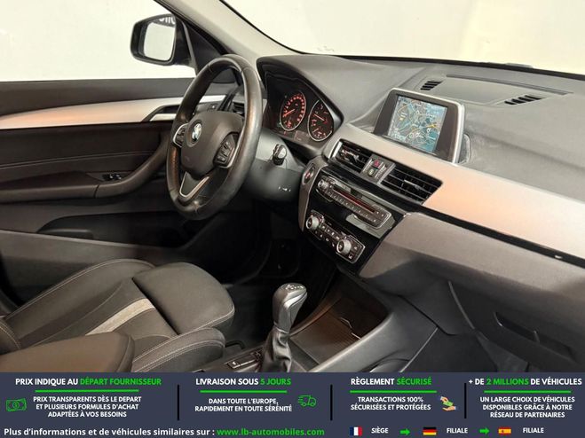 BMW X1 sDrive 20i 192 ch BVA Noir M�tallique de 2017