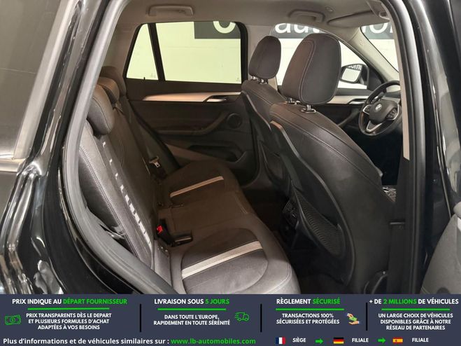 BMW X1 sDrive 20i 192 ch BVA Noir M�tallique de 2017