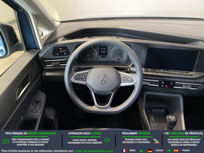 Volkswagen Caddy 2.0 TDI 122 BVM Bleu M�tallique de 2021