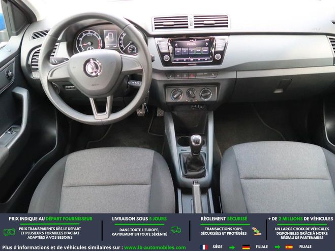 Skoda Fabia 1.0 TSI 95 ch BVM Bleu M�tallique de 2020