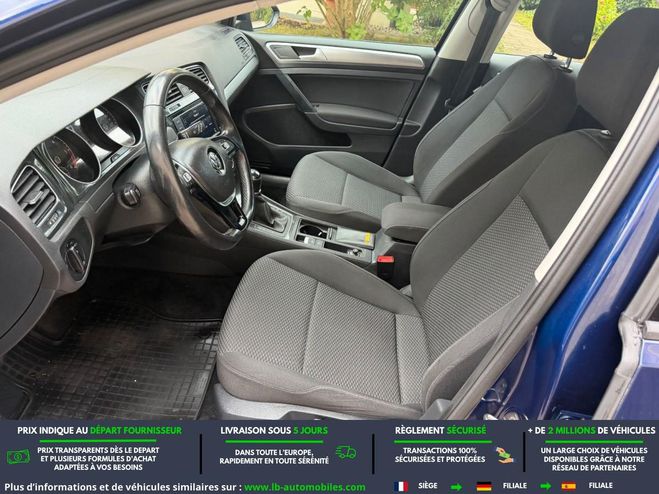 Volkswagen Golf 2.0 TDI 115 BVM Bleu M�tallique de 2020