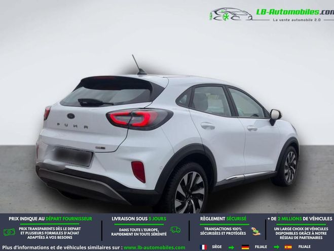 Ford Puma 1.0 EcoBoost 125 ch mHEV BVM Blanc de 2023