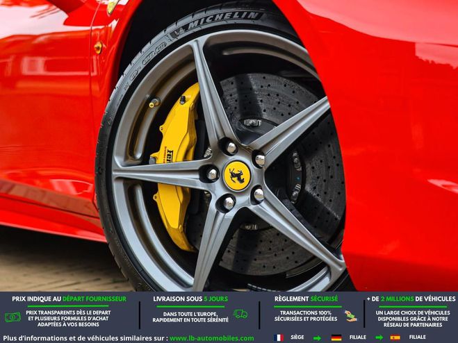 Ferrari 458 4.5 V8 570ch Rouge de 2015