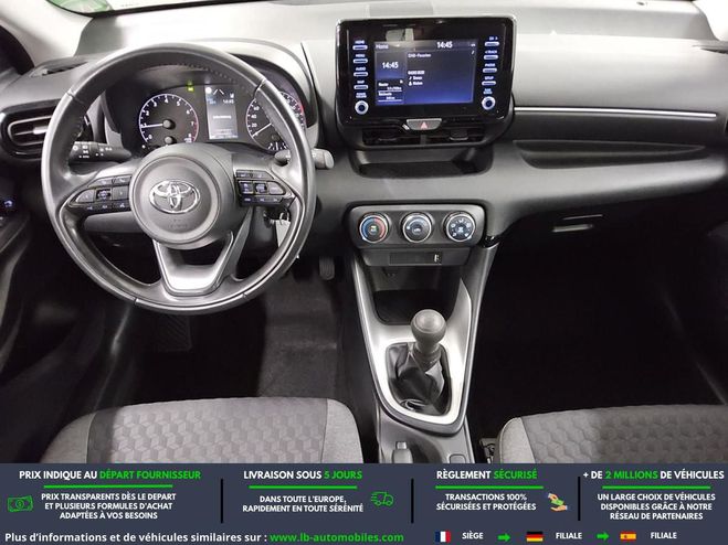 Toyota Yaris 70 VVT-i BVM Blanc de 2021