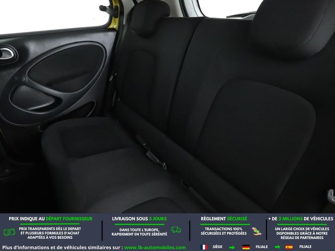Smart Forfour 0.9 90 ch  BVA Jaune M�tallique de 2017