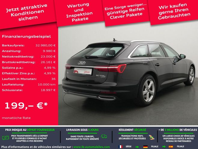 Audi A6 50 TFSIe 299 ch Quattro Noir de 2023