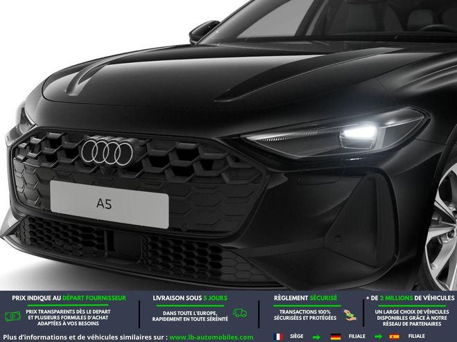 Audi A5 40 TFSI 204 ch BVA Quattro Noir M�tallique de 2025
