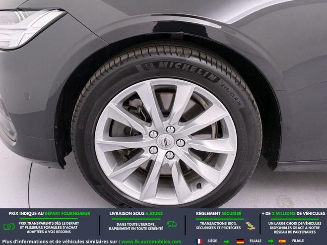 Volvo V90 B4  197 ch BVA Noir M�tallique de 2022