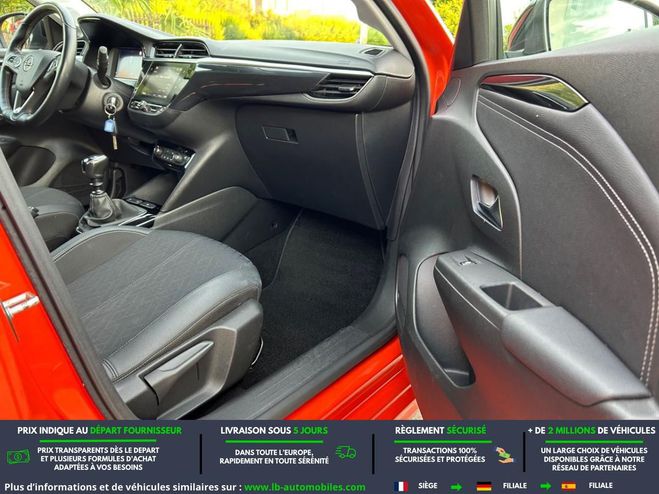 Opel Corsa 1.2 Turbo 100 ch BVM Orange M�tallique de 2020