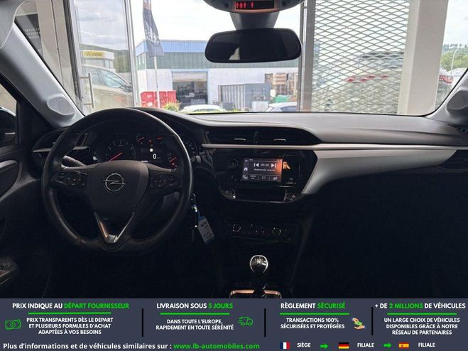 Opel Corsa 1.2 Turbo 100 ch BVM Noir de 2020