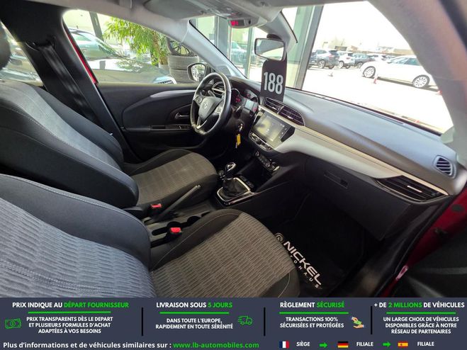 Opel Corsa 1.2 75 ch BVM Rouge M�tallique de 2022