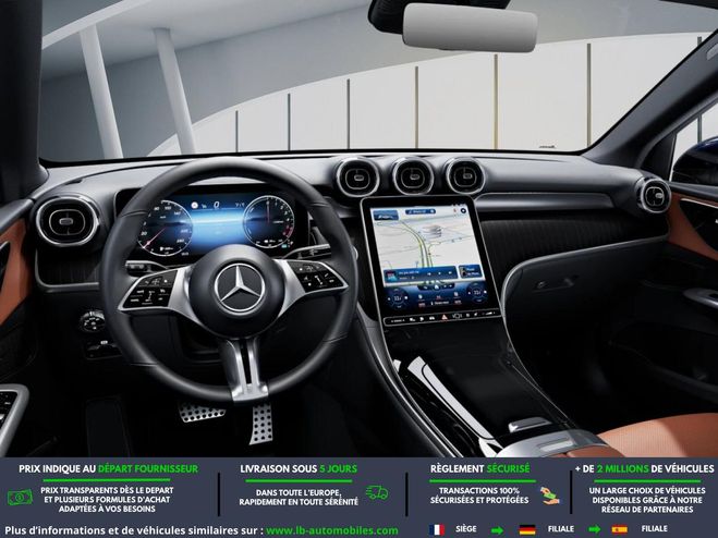 Mercedes GLC 300 de BVA 4Matic Bleu M�tallique de 2023